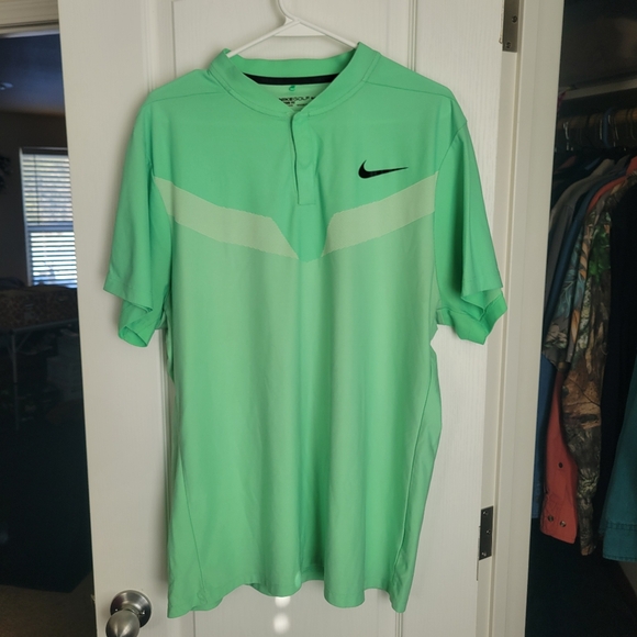 Nike Men's Green Polo Shirt dri-fit. Modern fit size 2xl - Picture 1 of 7